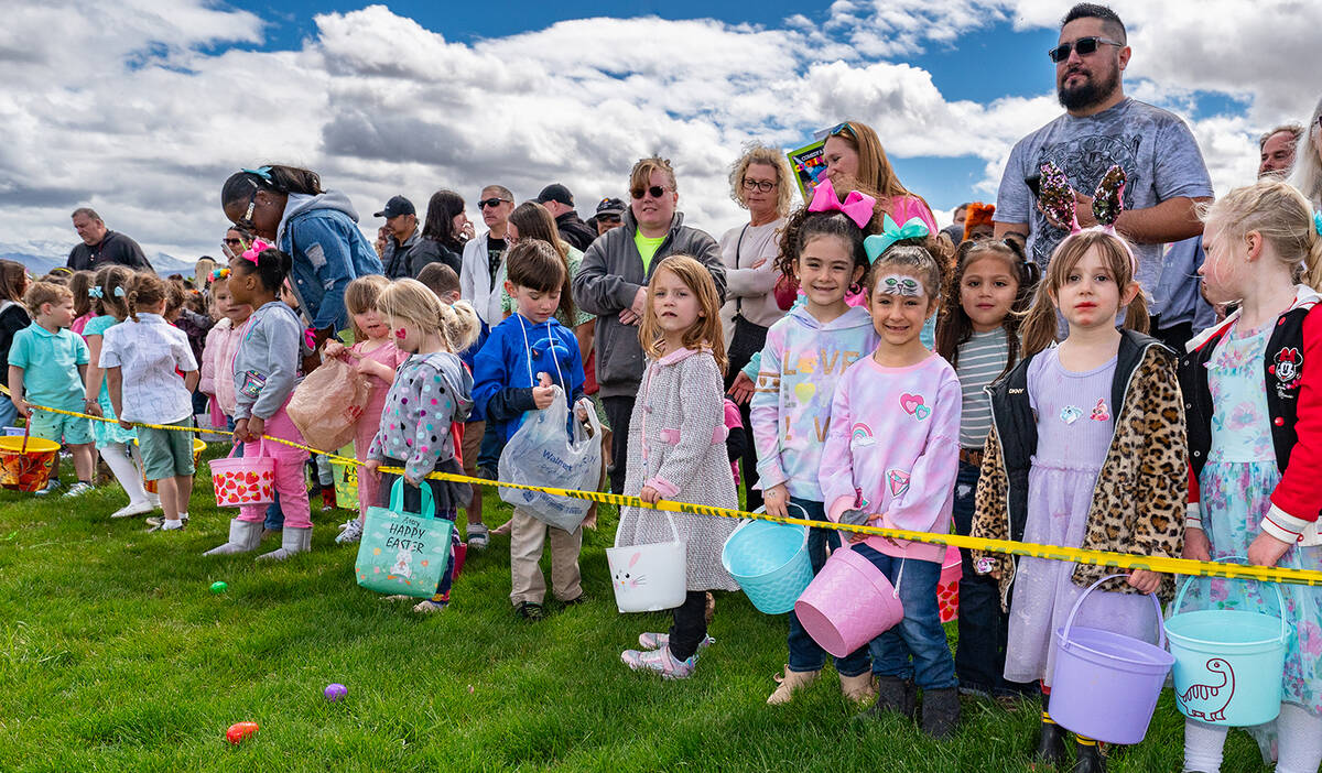 John Clausen/Pahrump Valley Times Easter at Simkins Park took place Sunday, March 31 with famil ...