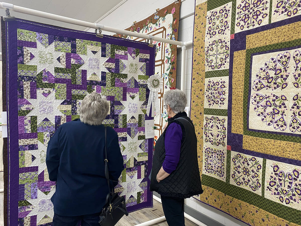 Robin Hebrock/Pahrump Valley Times The 2024 Pins and Needles Quilt Show took place Friday and S ...