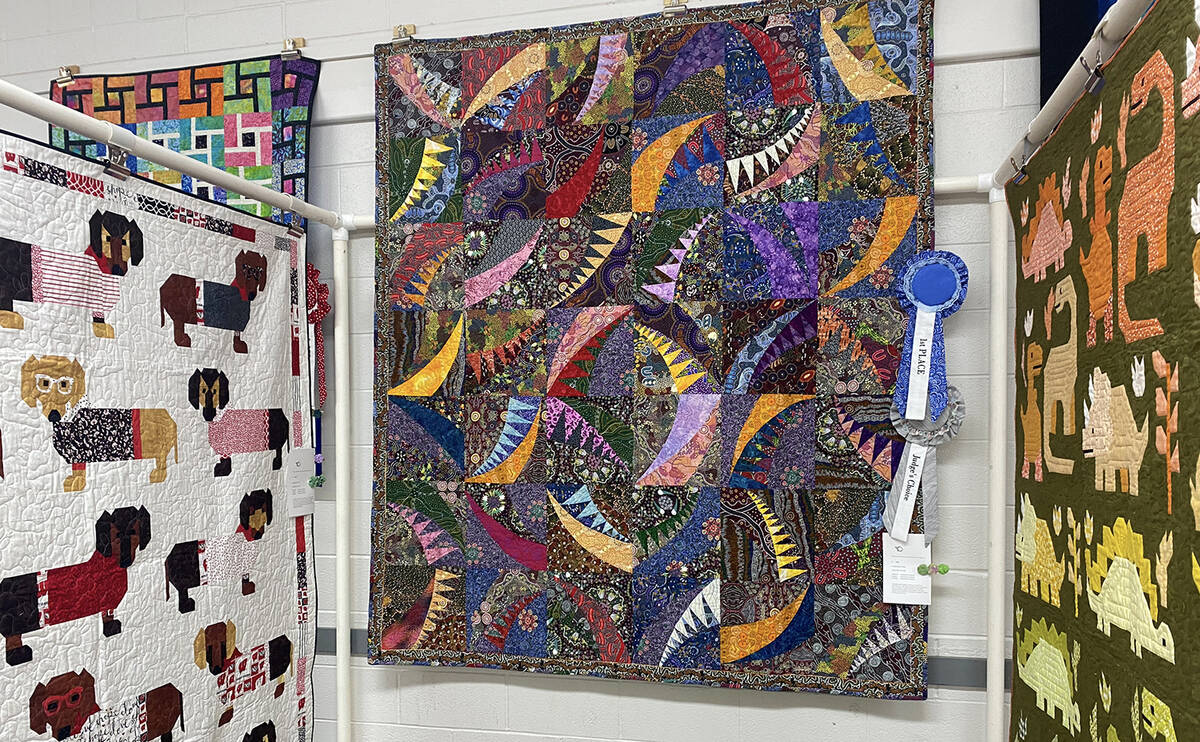 Robin Hebrock/Pahrump Valley Times The 2024 Pins and Needles Quilt Show featured dozens of beau ...