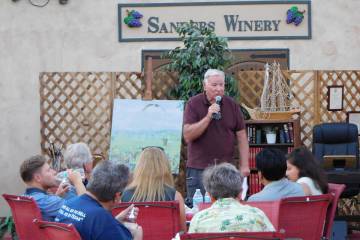Robin Hebrock/Pahrump Valley Times Sanders Family Winery is a popular venue for fundraising eff ...