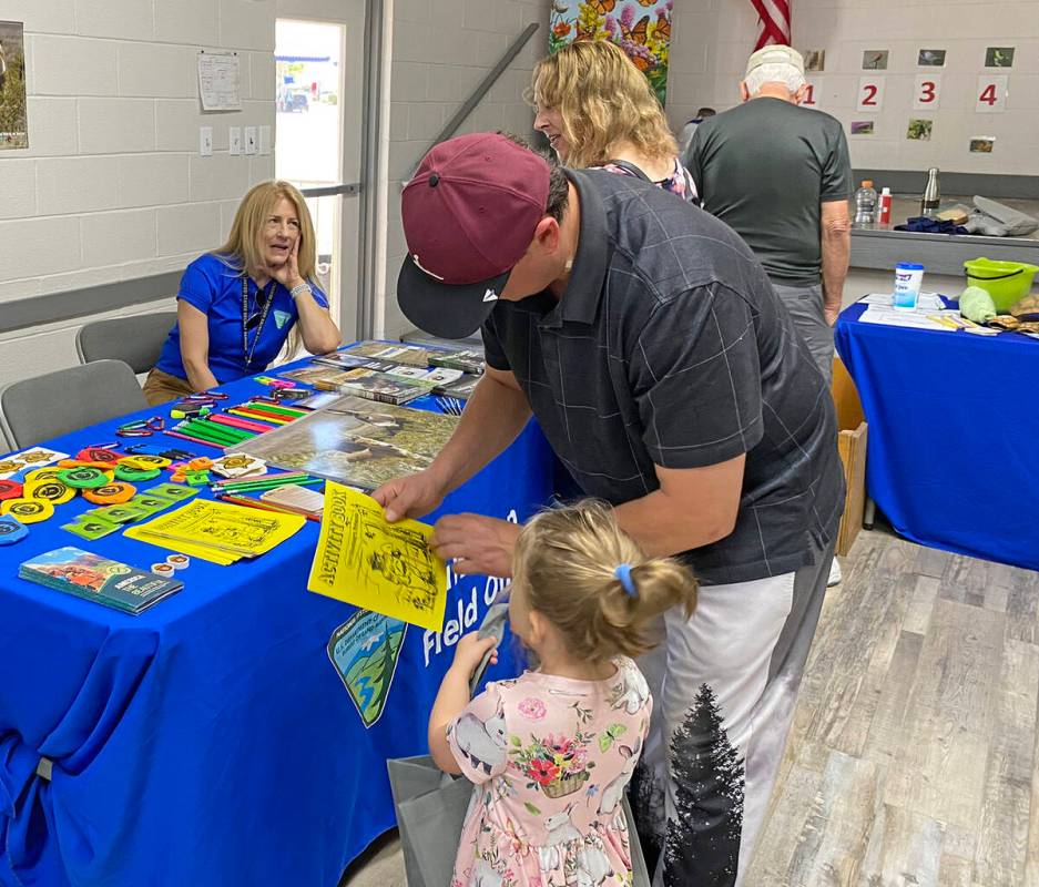 Robin Hebrock/Pahrump Valley Times The BLM Pahrump Field Office was just one of many organizati ...