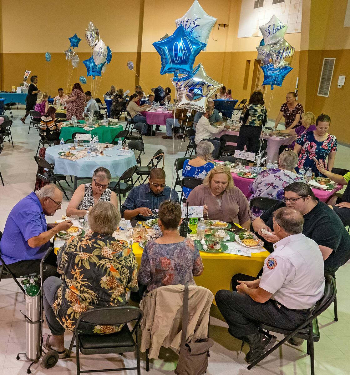 John Clausen/Pahrump Valley Times The Hope Floats luncheon drew a crowd of around 100 attendees ...