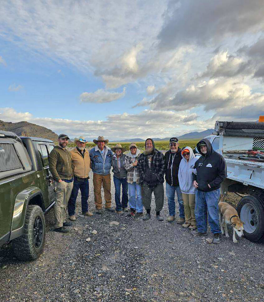 Special to the Pahrump Valley Times Provided by Nye County, this photo shows some of the volunt ...