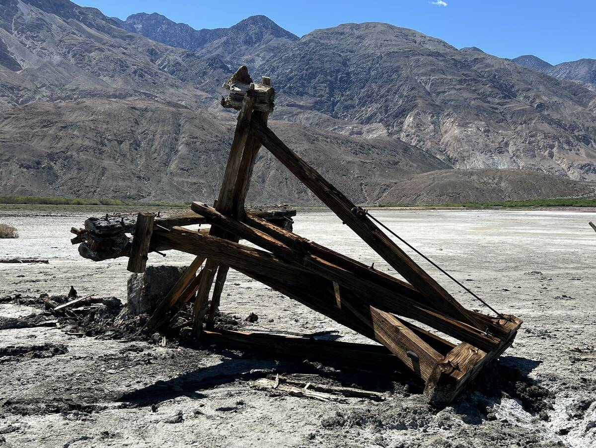 National Park Service A historic tower in Death Valley National Park's Saline Valley was appare ...