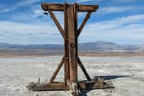 National Park Service This 113-year-old historic salt tram tower in Saline Valley was pulled ov ...