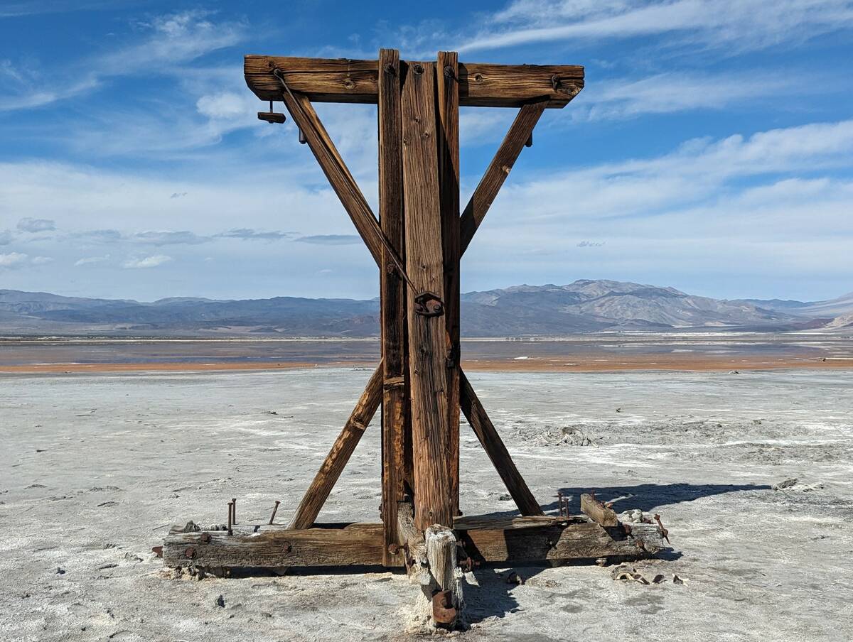 Historic Saline Valley salt tram tower pulled down | Pahrump Valley Times