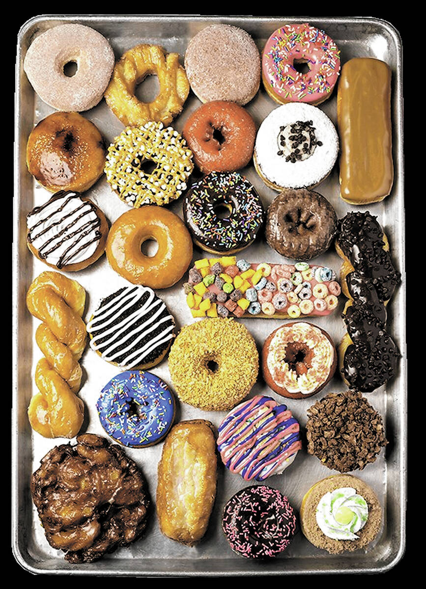 Courtesy Popular chain Pinkbox Doughnuts will celebrate with a grand opening beginning at 11 a. ...