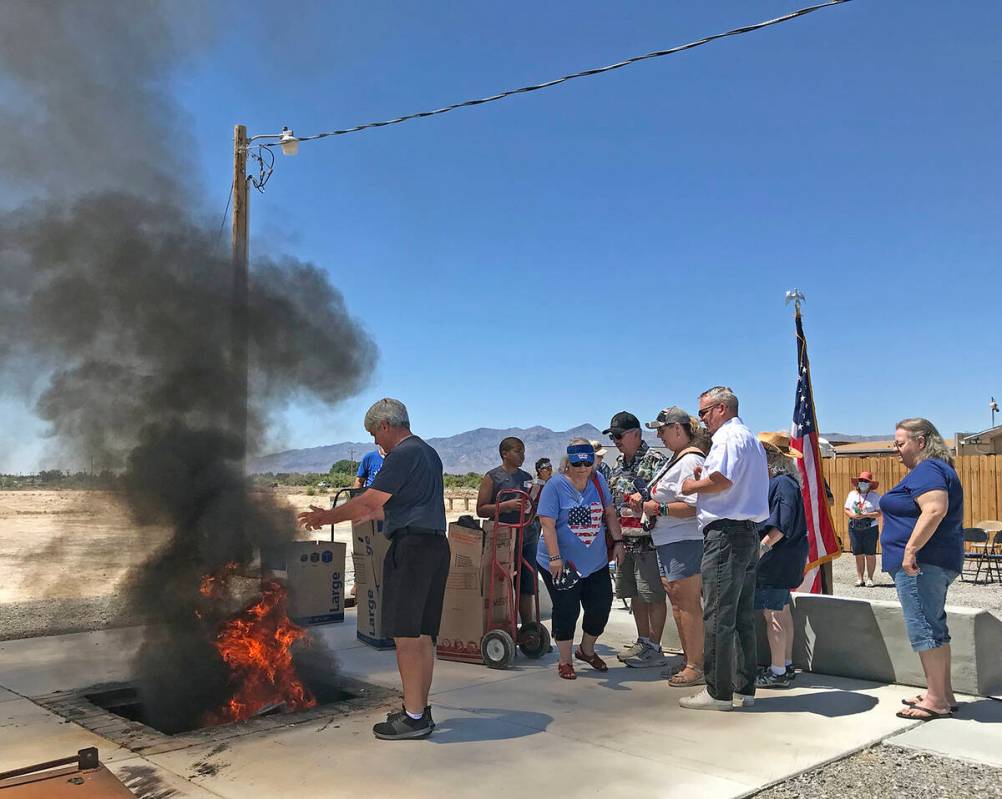 Robin Hebrock/Pahrump Valley Times Following the VFW's Memorial Day Ceremony, the post will hos ...