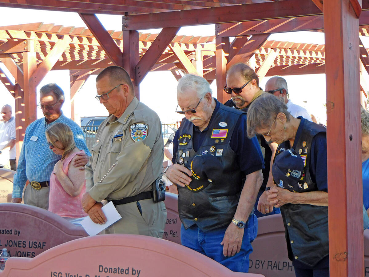 Robin Hebrock/Pahrump Valley Times Memorial Day in Pahrump was celebrated with solemnity, with ...