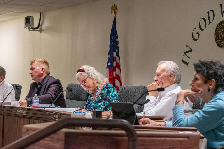 John Clausen/Pahrump Valley Times This week, the Nye County Commission voted 3-2 to dissolve th ...