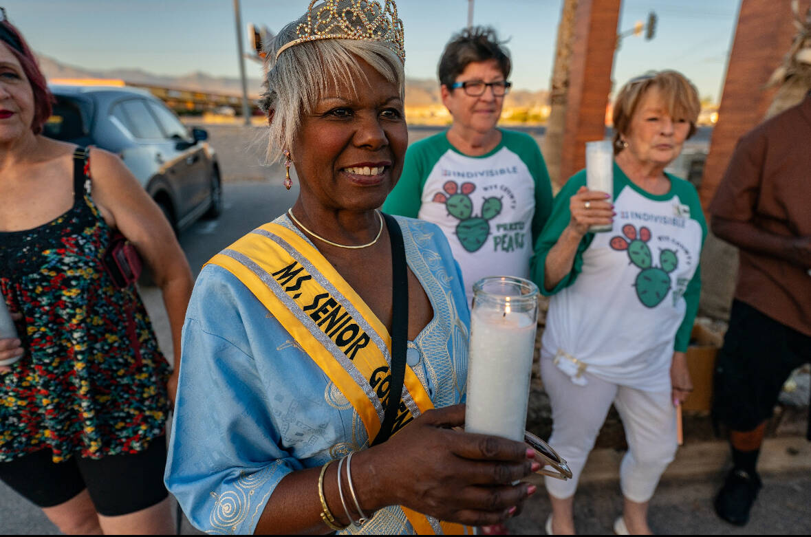 John Clausen/Pahrump Valley Times Ms. Senior Golden Years 2023, Althea Jones says Juneteenth is ...