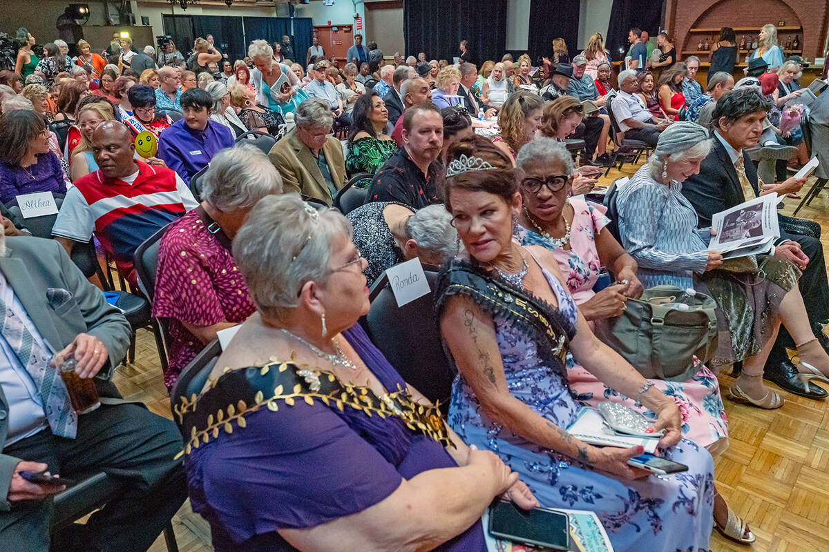 John Clausen/Pahrump Valley Times The Ms. Senior Golden Years pageant drew a huge crowd of...