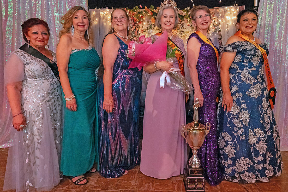 John Clausen/Pahrump Valley Times From left to right are Ms. Congeniality Maria Trzcinski, Tere ...