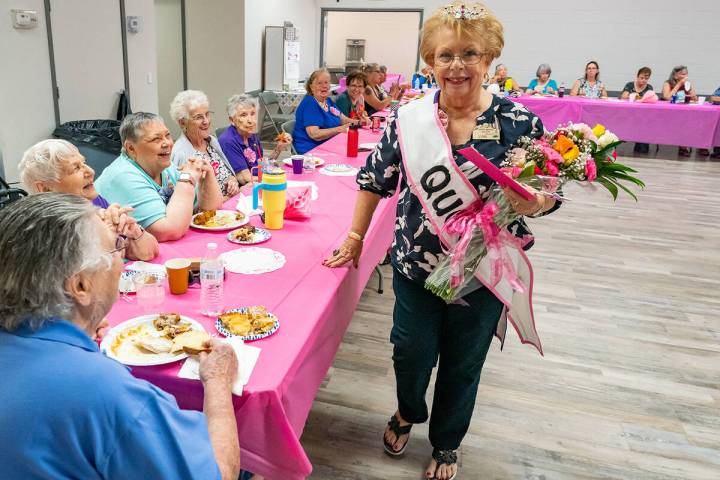 John Clausen/Pahrump Valley Times The Shadow Mountain Quilters celebrated 30 years as a guild t ...