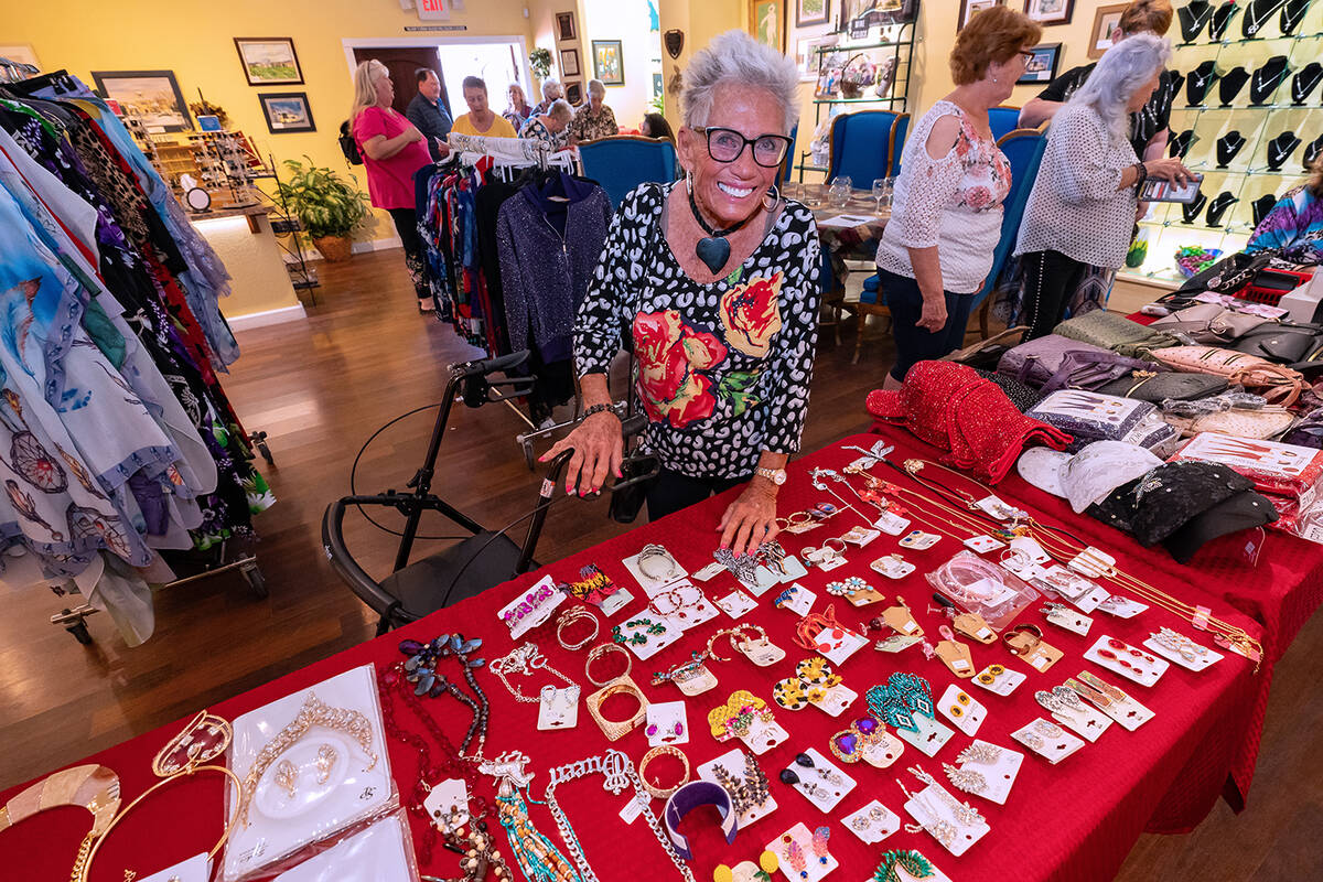 John Clausen/Pahrump Valley Times Guests at Helen Keller Days were able to purchase some of the ...