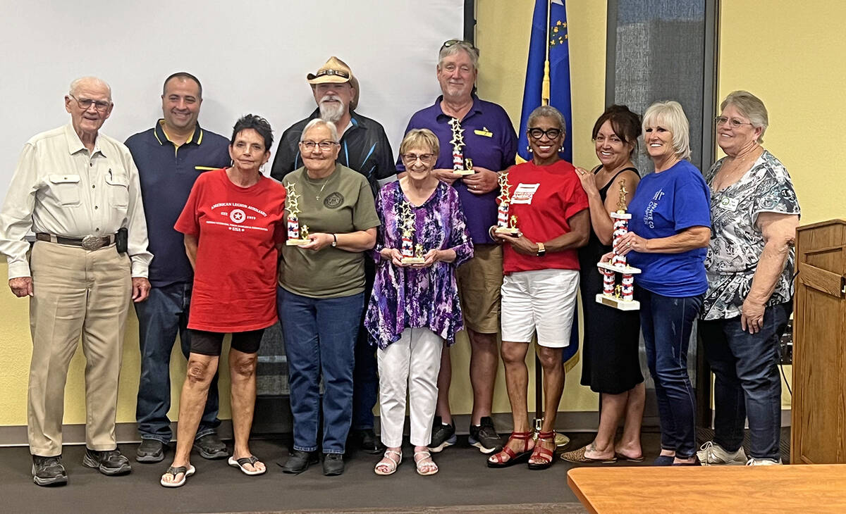 Deanna O'Donnell/Special to the Pahrump Valley Times The winners of this year's 4th of July Par ...