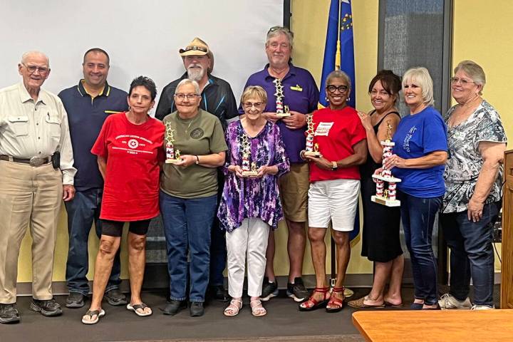 Deanna O'Donnell/Special to the Pahrump Valley Times The winners of this year's 4th of July Par ...