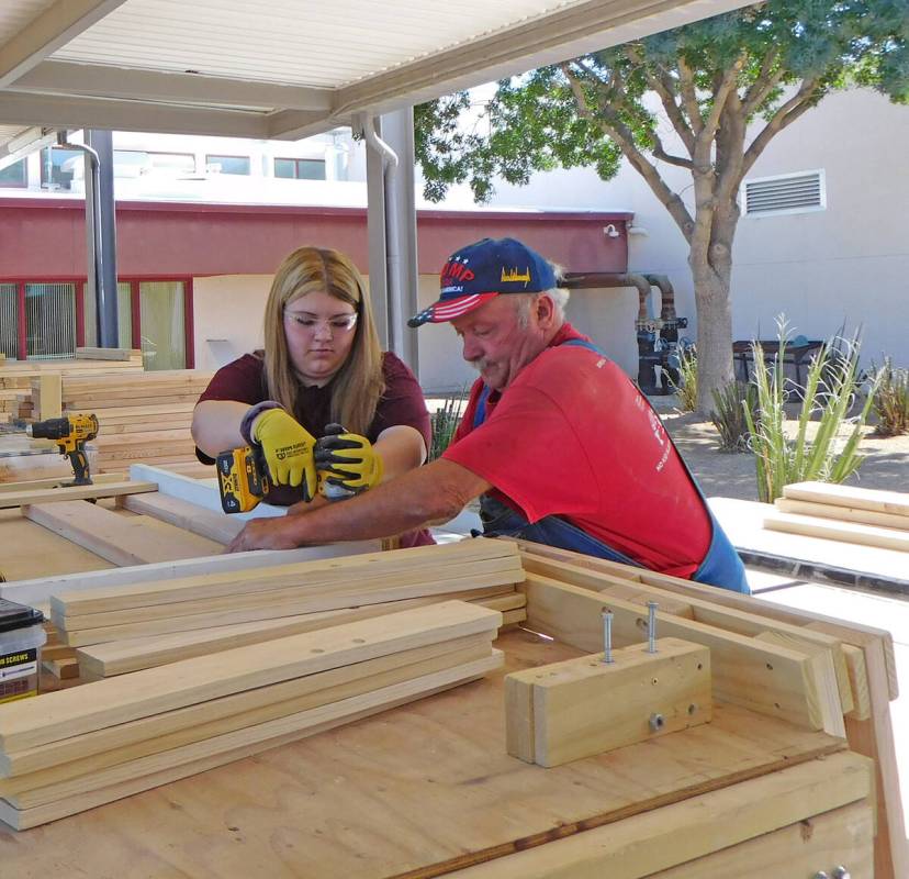 Robin Hebrock/Pahrump Valley Times Learning valuable skills while giving back to others, valley ...