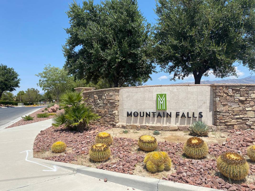 Robin Hebrock/Pahrump Valley Times Mountain Falls continues to roll out its construction phases ...