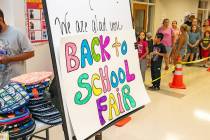 John Clausen/Pahrump Valley Times The 2024 Back to School Fair took place July 27 at the Pahrum ...