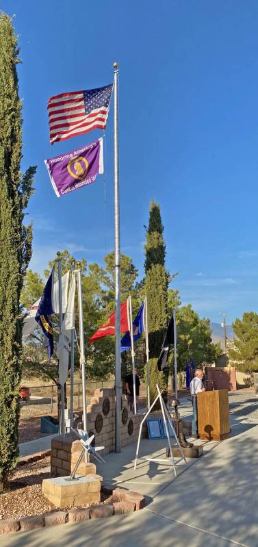 Robin Hebrock/Pahrump Valley Times Nye County Commissioner and veteran Frank Carbone is picture ...