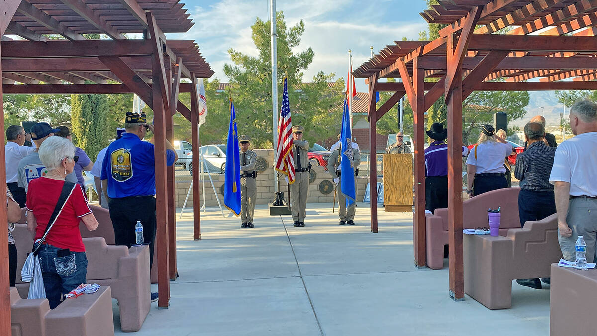 Robin Hebrock/Pahrump Valley Times The 2024 Purple Heart Day Ceremony in Pahrump took place Wed ...