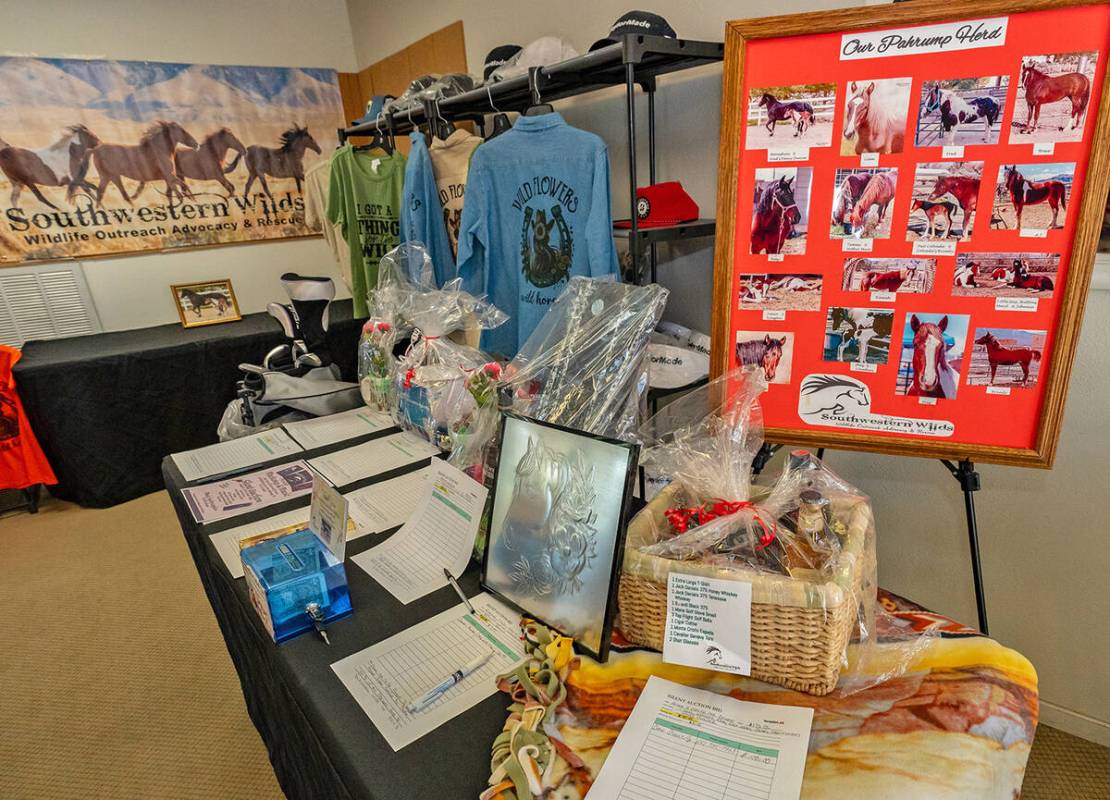 John Clausen/Pahrump Valley Times There was plenty of equine-themed merchandise available at Mu ...