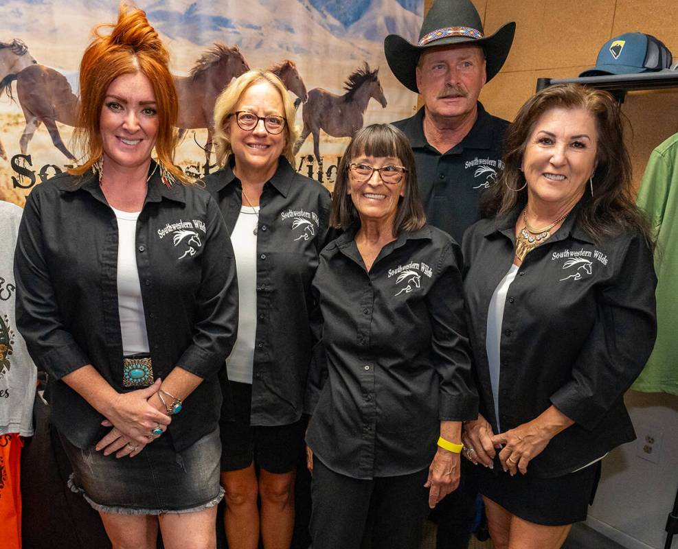 John Clausen/Pahrump Valley Times Southwestern Wilds members were delighted to host Mustangs an ...