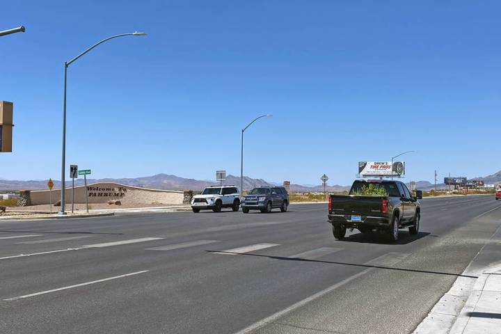 Robin Hebrock/Pahrump Valley Times Pahrump Valley Main Street has designated the stretch of Hig ...