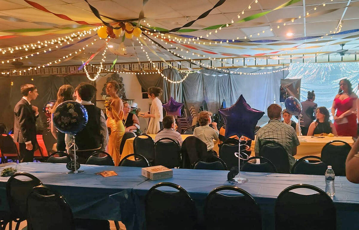 Special to the Pahrump Valley Times The Pahrump Moose Lodge's inaugural homeschool prom was hos ...