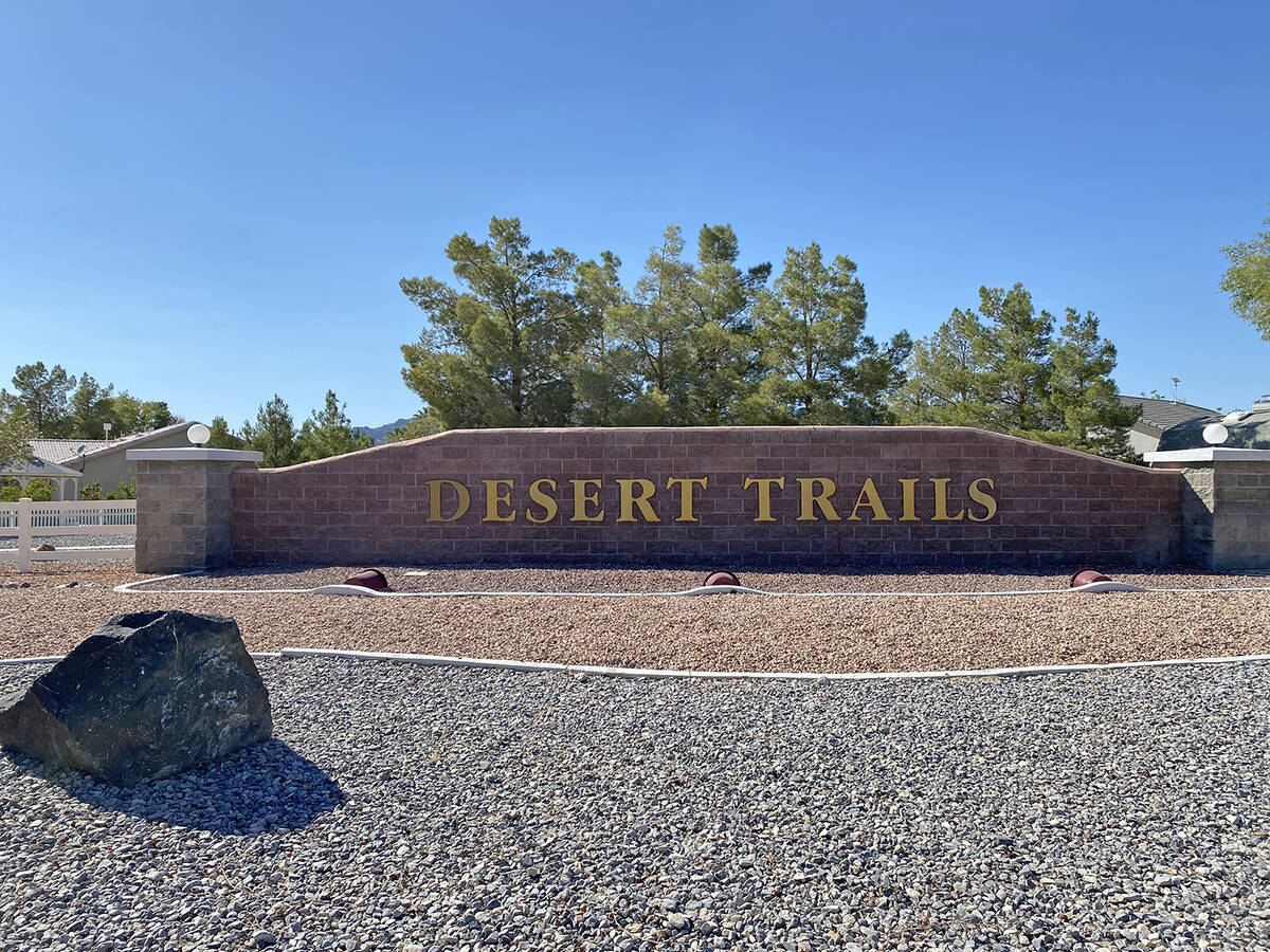 Robin Hebrock/Pahrump Valley Times Desert Trails is aiming to build more homes in the north-sid ...