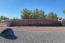 Robin Hebrock/Pahrump Valley Times Desert Trails is aiming to build more homes in the north-sid ...