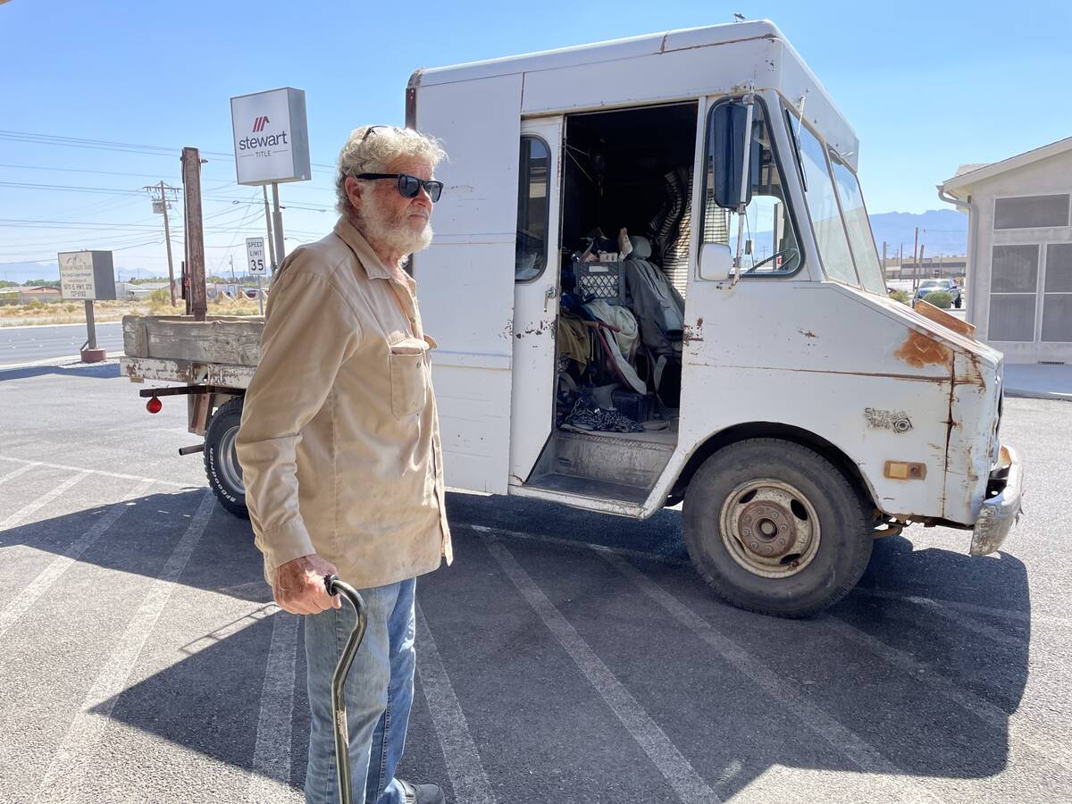 Faye Burdzinski/Pahrump Valley Times W.T. “Smitty” Smith is selling his empire of junk in P ...