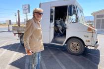 Faye Burdzinski/Pahrump Valley Times W.T. “Smitty” Smith is selling his empire of junk in P ...