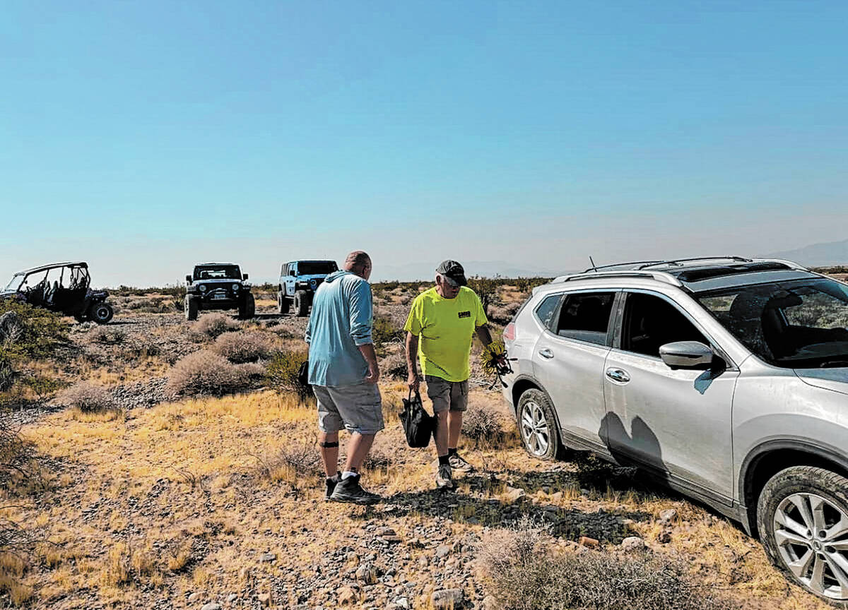 Nye County Sheriff's Office A California man's body was recovered from the desert after his SUV ...