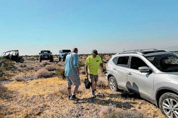 Nye County Sheriff's Office A California man's body was recovered from the desert after his SUV ...