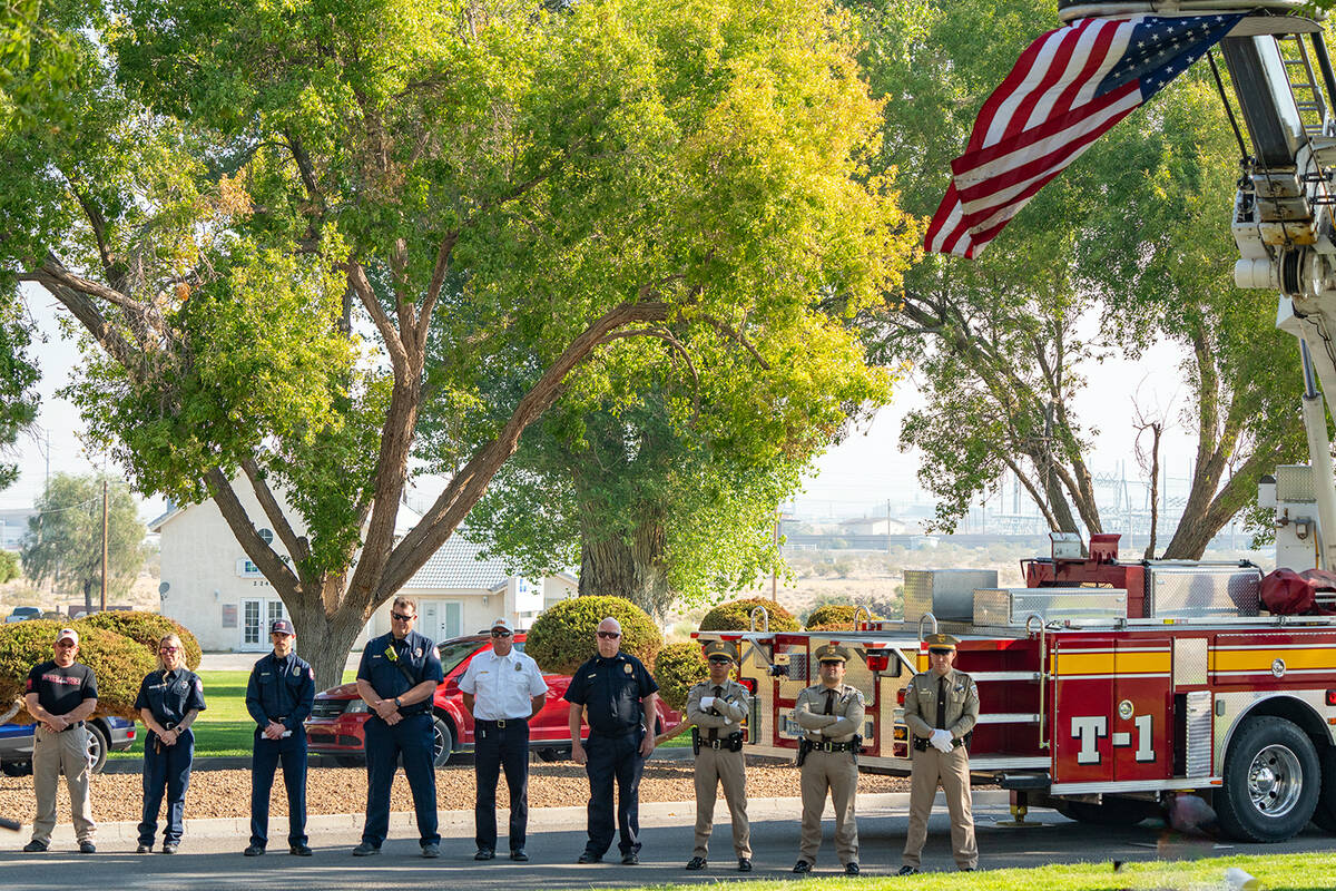 John Clausen/Pahrump Valley Times Local first responders had a strong presence at the Rotary Cl ...