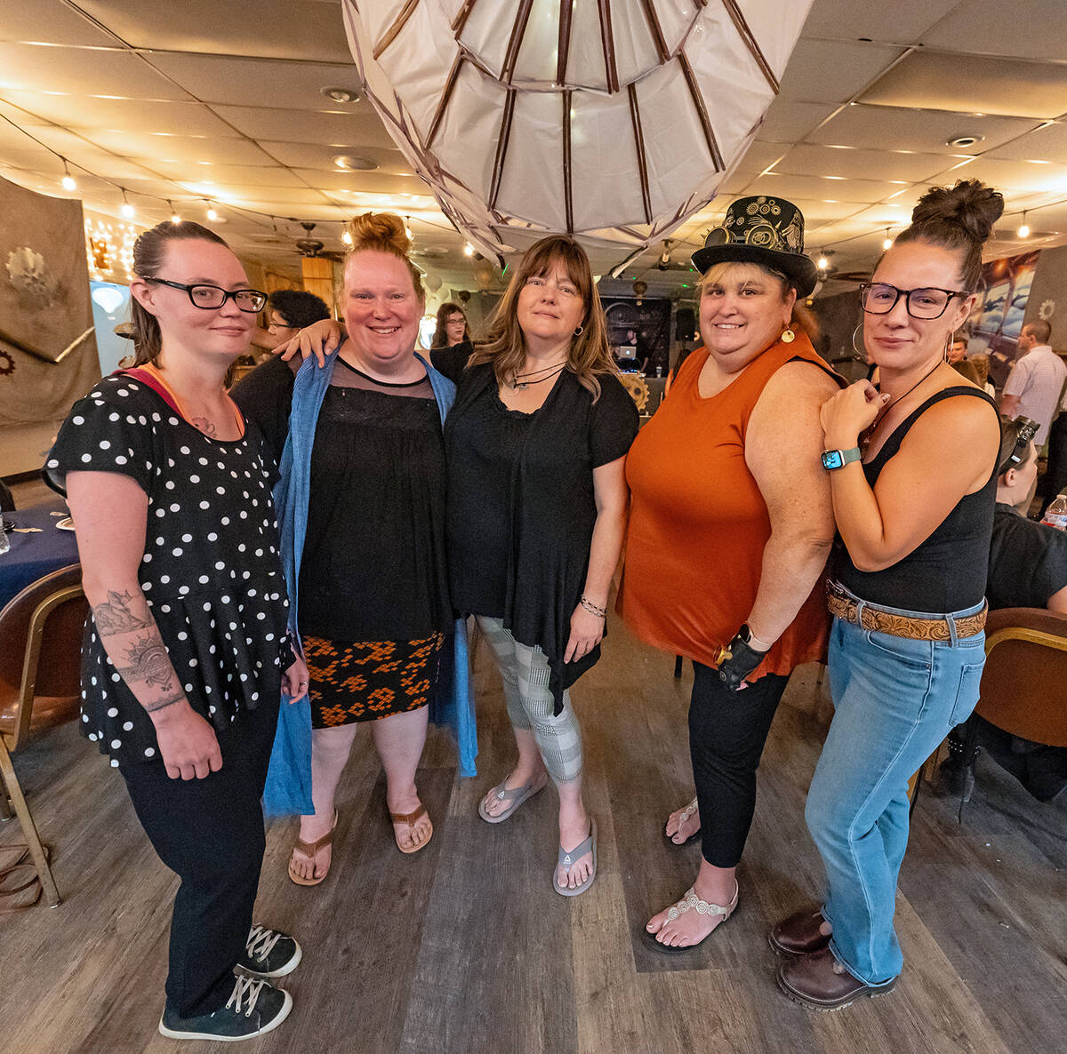 John Clausen/Pahrump Valley Times Chanda Wieland, second from right, worked with a committee of ...