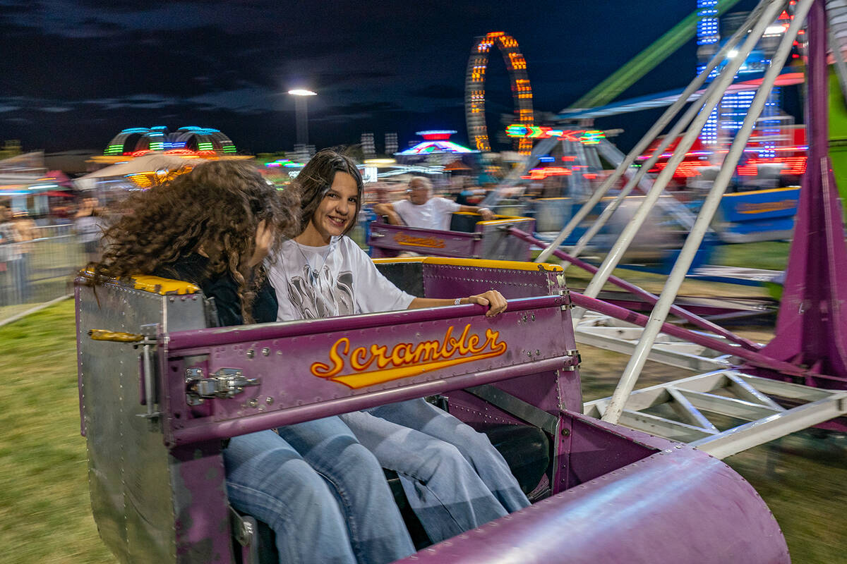 John Clausen/Pahrump Valley Times The carnival is always a popular attraction at the Fall Festi ...