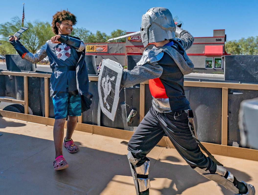 John Clausen/Pahrump Valley Times With a theme of "Medieval", many Fall Festival Parade entrant ...