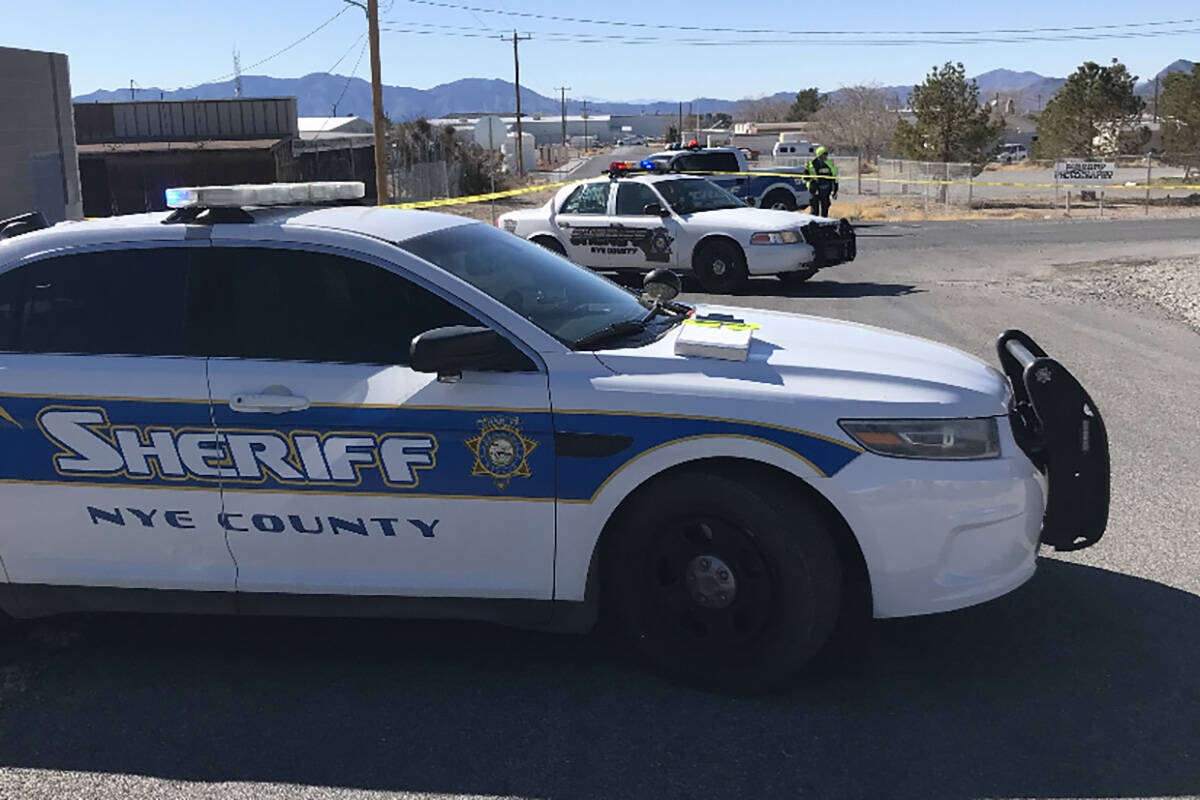 Nye County Sheriff's Office vehicle. (Nye County Sheriff's Office)