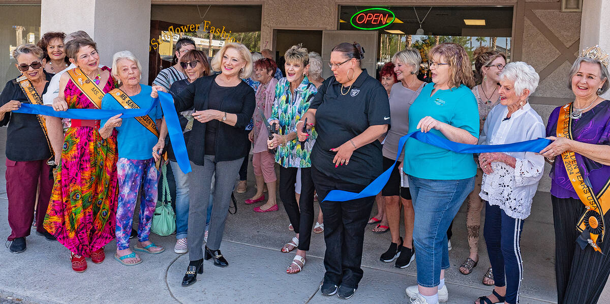 John Clausen/Pahrump Valley Times Sunflower Fashions hosted a Grand Reopening this month to cel ...