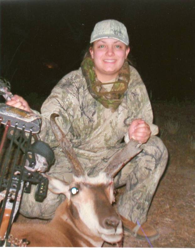 Special to the Pahrump Valley Times Mallory Genet caught the hunting bug when she was young and ...