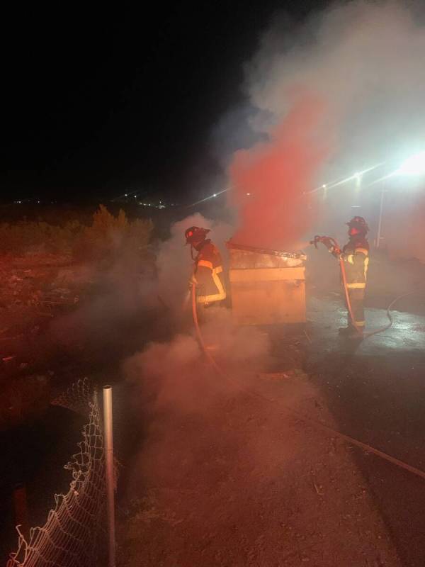 Pahrump Valley Fire and Rescue Several suspicious fires that occurred last week in Pahrump are ...