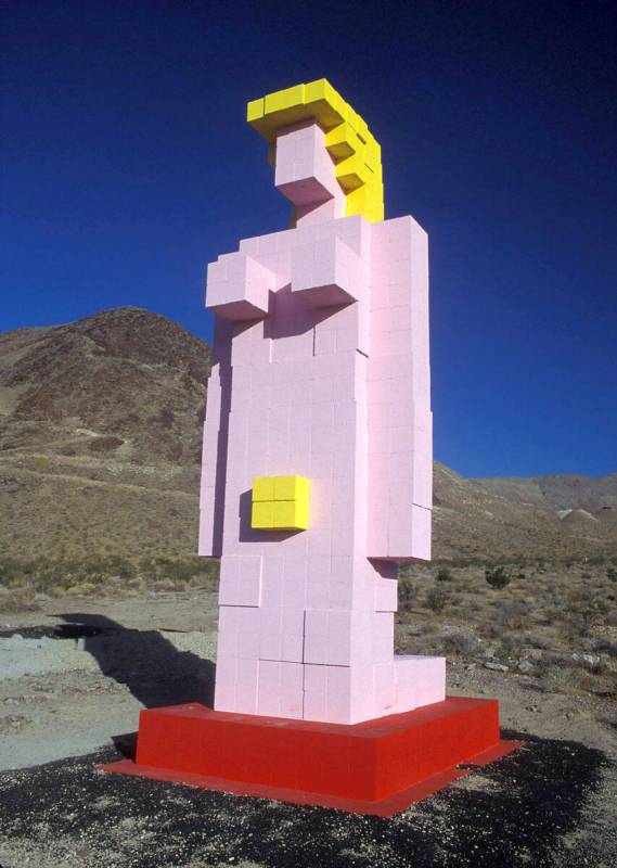 Goldwell Museum Belgian artist Dr. Hugo Heyrman created the sculpture known as "Lady Desert - T ...