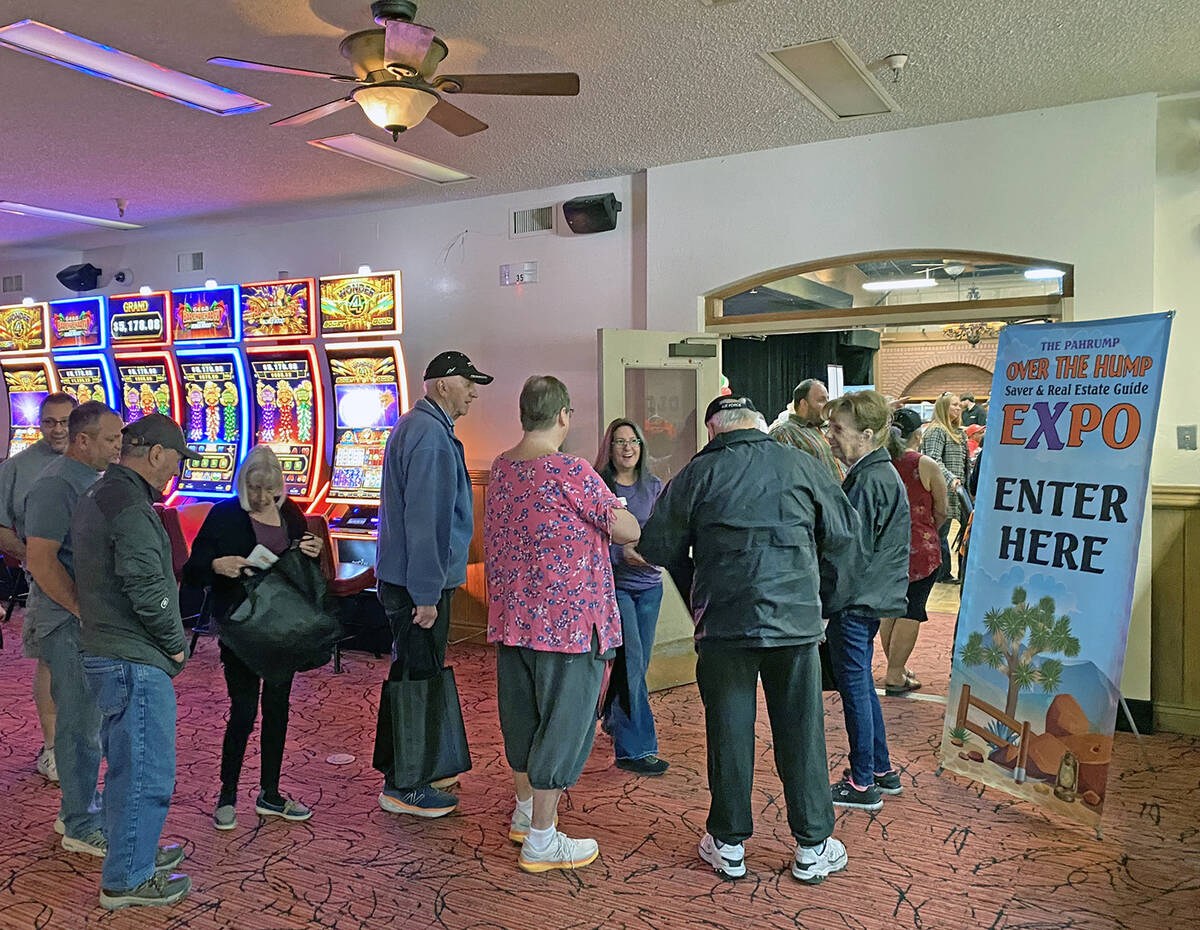 Robin Hebrock/Pahrump Valley Times Even before the Over the Hump Home Show opened its doors, a ...