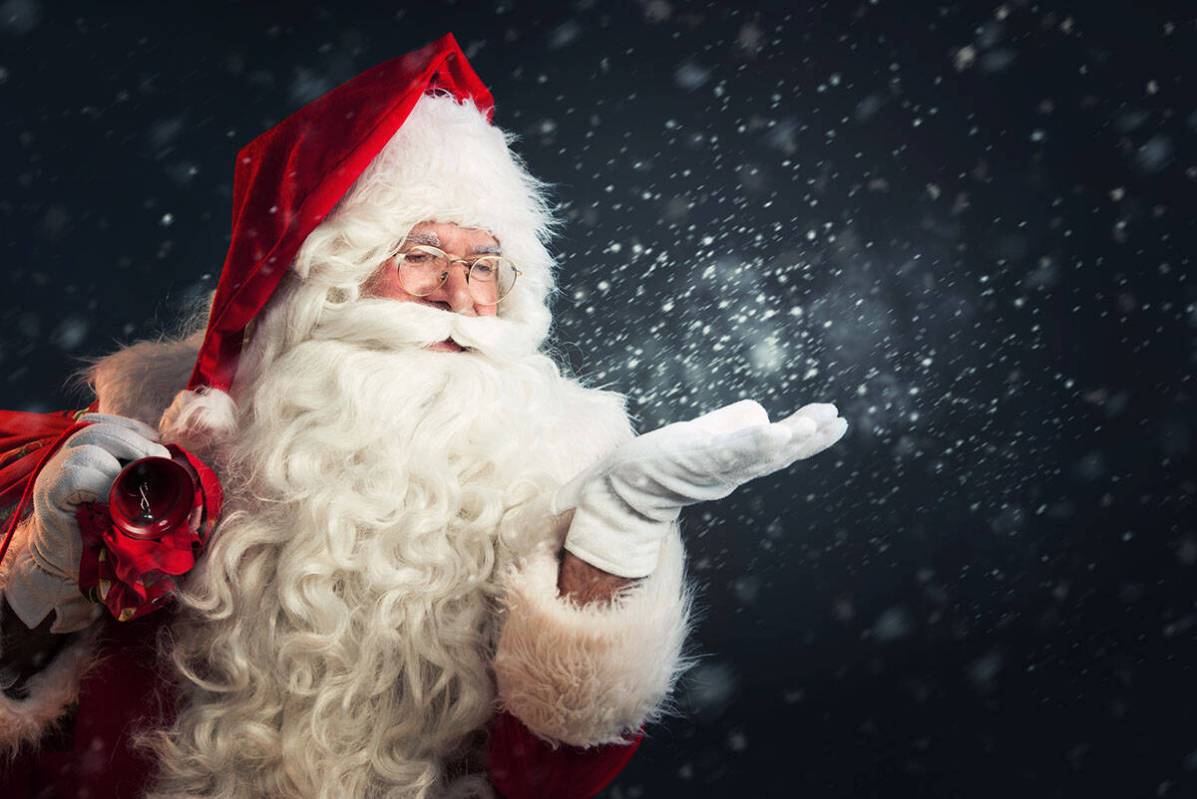 Getty Images Sometimes Santa Claus needs assistance in making the Christmas season bright and t ...