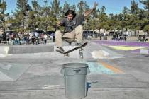 Pahrump Valley Times file The Justin Leavitt Memorial Skate Park in Pahrump closed for the conc ...