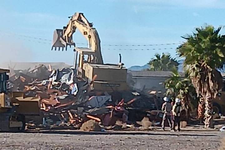 Love Ranch The Love Ranch Brothel in Crystal, Nevada was reduced to large piles of rubble afte ...