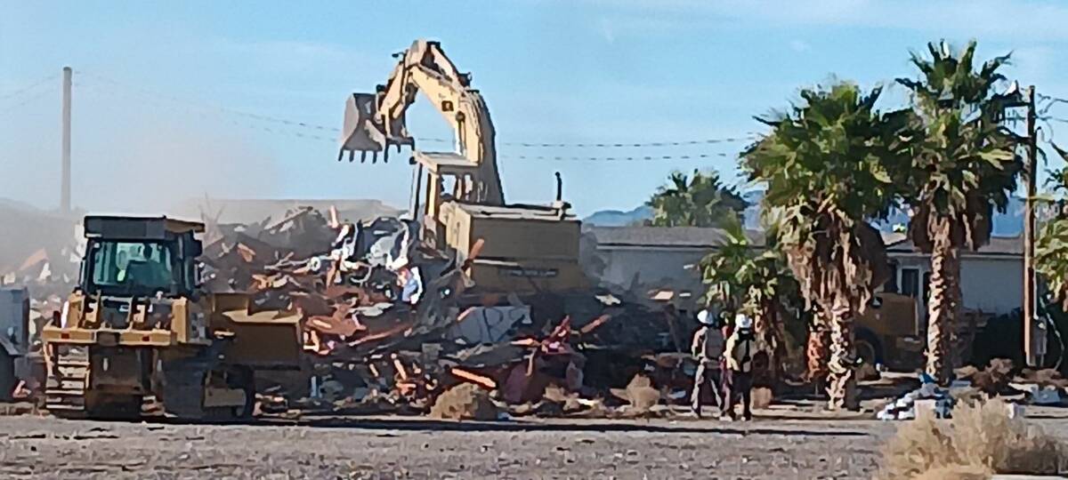 Love Ranch The Love Ranch Brothel in Crystal, Nevada was reduced to large piles of rubble afte ...